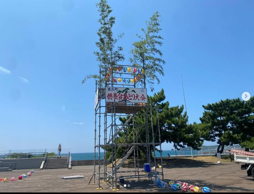施工事例　やぐら組立